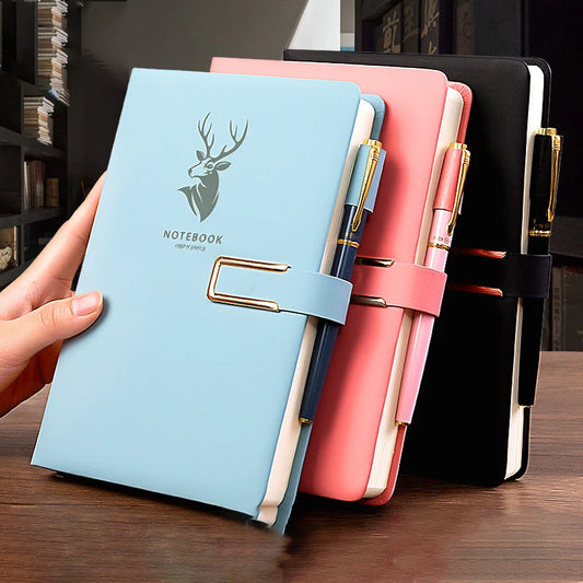 Hardcover Leather Notebook - Journal  (160 pgs)