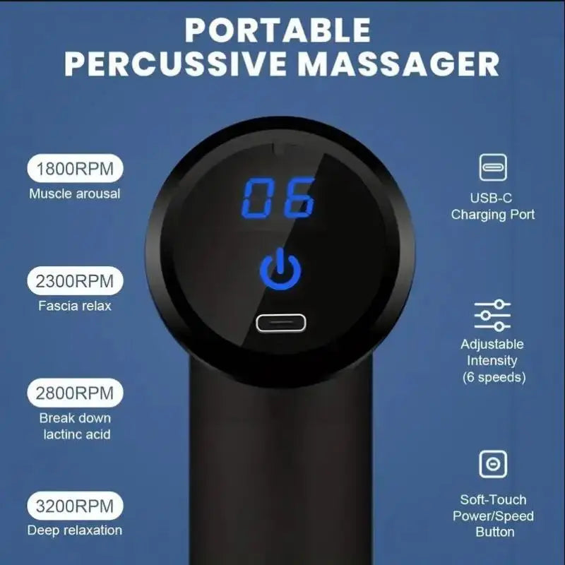 Portable Deep Tissue Massage Gun