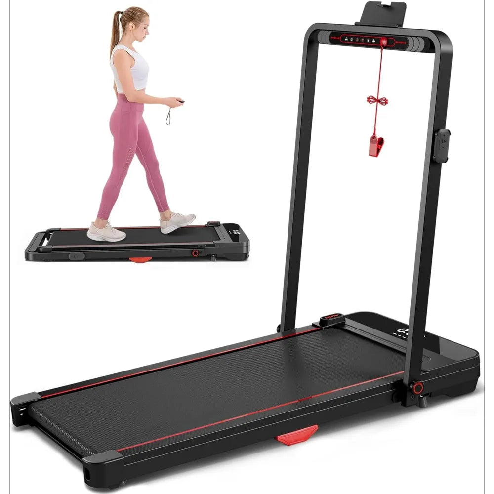 2 in 1 Portable Treadmill - Top Speed 7.5 mph