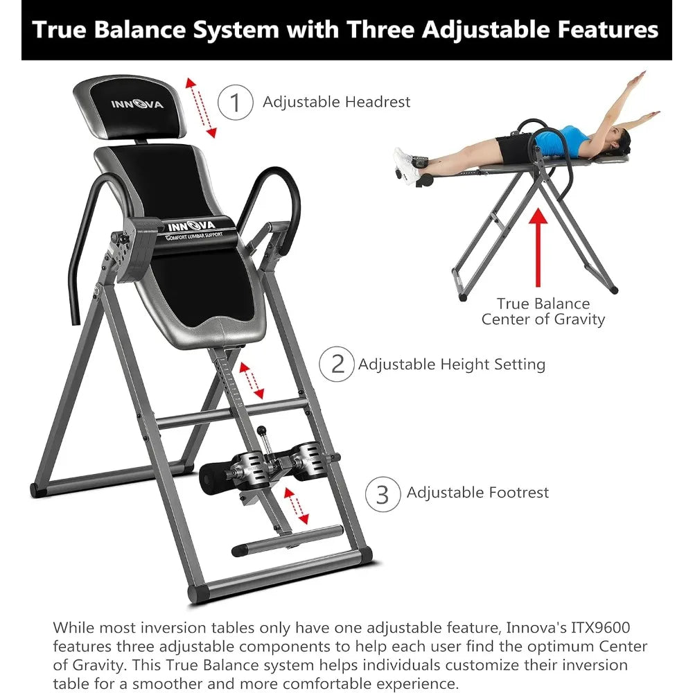 Inversion Therapy Table (300 lb Weight Capacity)